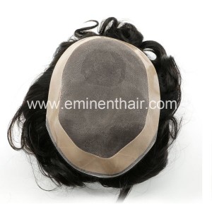 Durable Mono Curly Hair Piece