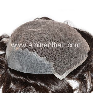 Lace with PU Hair System