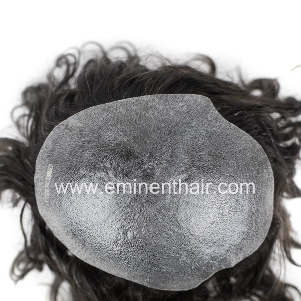Most Popular Men’s Thin Skin Human Hair Toupee